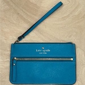 Kate Spade Teal/Blue Wristlet